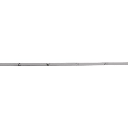 Hubbell Wiring Device-Kellems Metal PlugTrak, 15A 1 Circuit, 4 Receptacle, 6' Length, Gray HBL20GB618GY